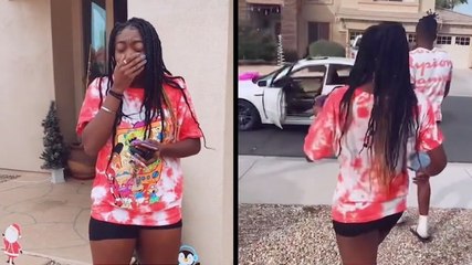 College Student Surprised With Car For Christmas