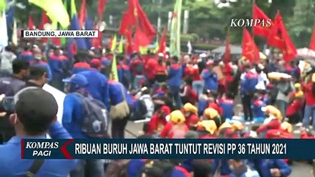 Demo Buruh Tuntut Revisi Kenaikan UMK, Ridwan Kamil: Kami Tetap Patuh pada PP 36 Tahun 2021