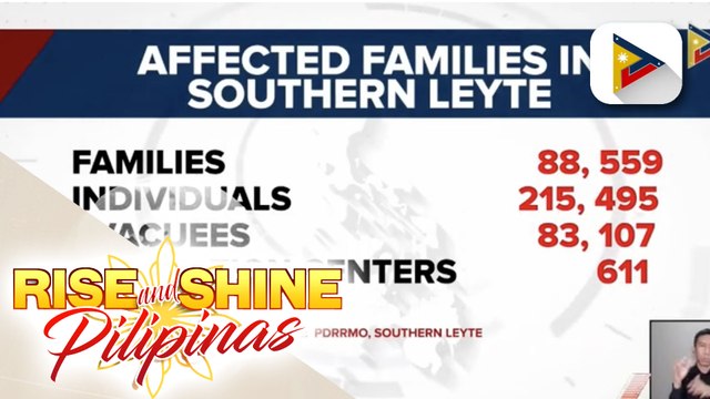 Search and rescue operation para sa 8 indibidwal na nawawala sa Southern Leyte, tinapos na; Search and retrieval operation, puspusan