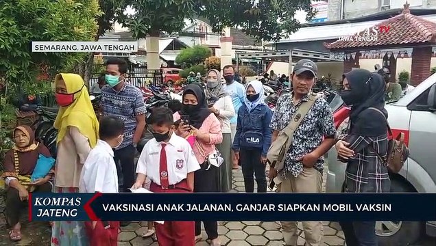 Vaksinasi Anak Jalanan, Ganjar Siapkan Mobil Vaksin
