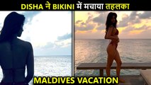 Oh So H0T ! Disha Patani Shows Off Her Beach Body In A Bikini | Maldives Vacation