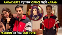 Farah Khan TROLLS Karan Johar For His Fashion Sense, Janhvi Kapoor Reacts | FUNNY Videos