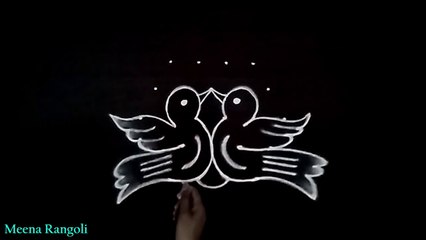 2022 New year kolam designs - 2022 new year rangoli designs - 2022 new year muggulu