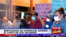 Empleados de Hondutel amenazan con tomarse las calles si no les respetan sus derechos
