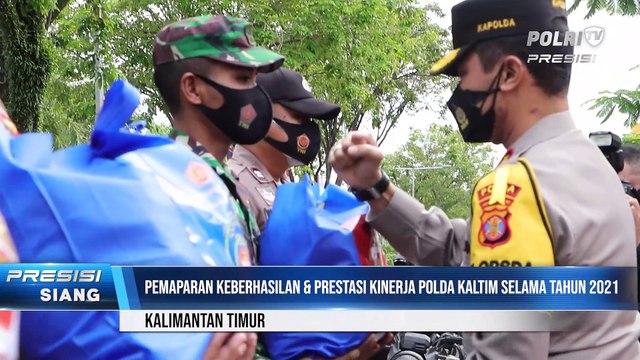 Polda Kaltim Gelar Konfrensi Pers Akhir Tahun 2021