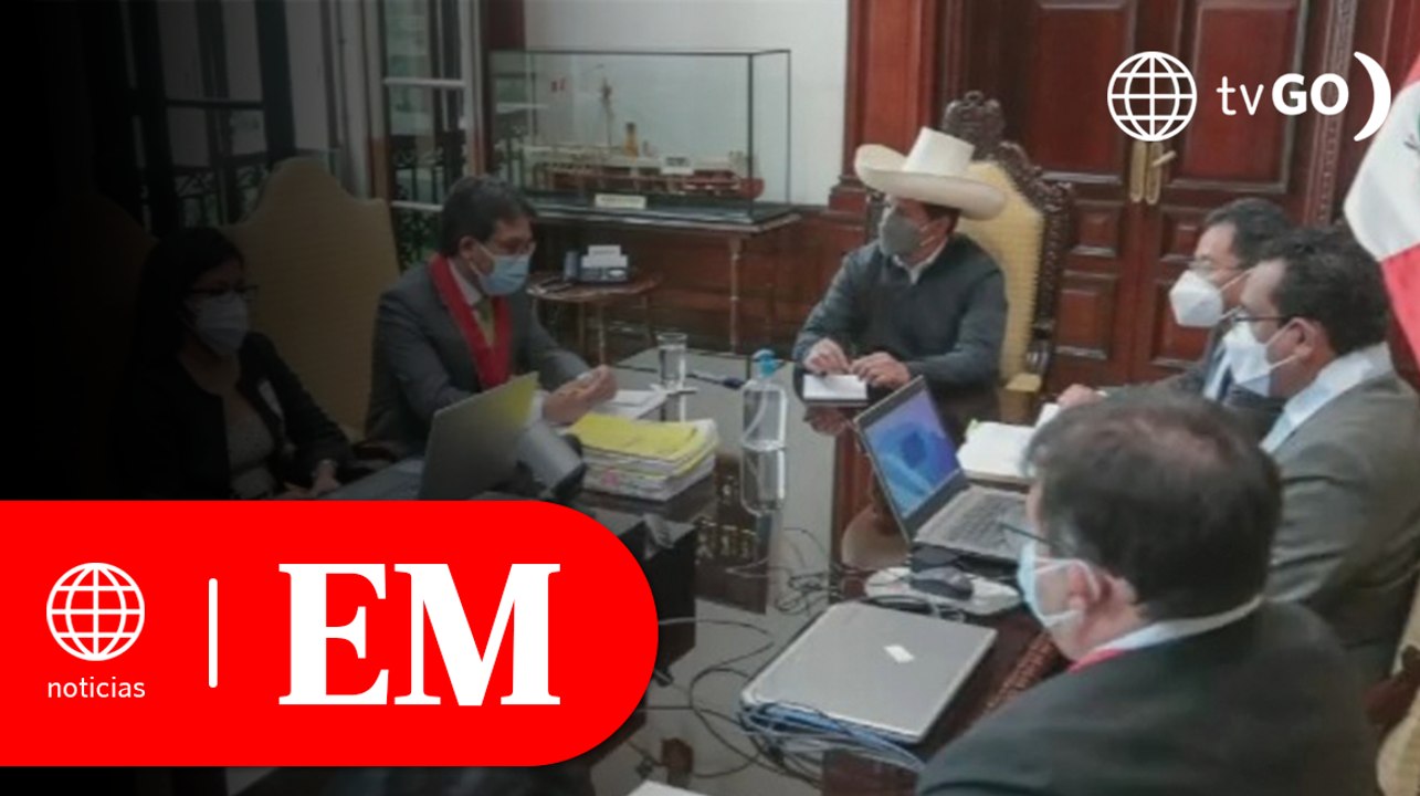 Fiscal interroga al presidente Pedro Castillo sobre ascensos en las FF.AA. | Edición Mediodía