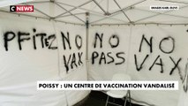 Poissy : des antivax taguent un centre de vaccination