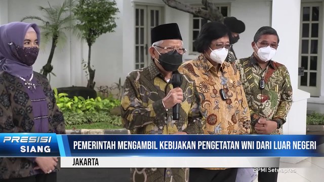 Wapres Himbau Masyarakat Untuk Tidak Pergi Ke Luar Negeri Sementara Waktu