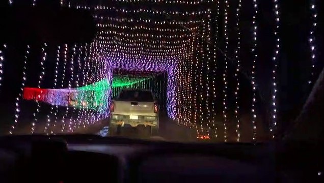 Christmas Light Display at Greenville-Pickens Speedway 2021