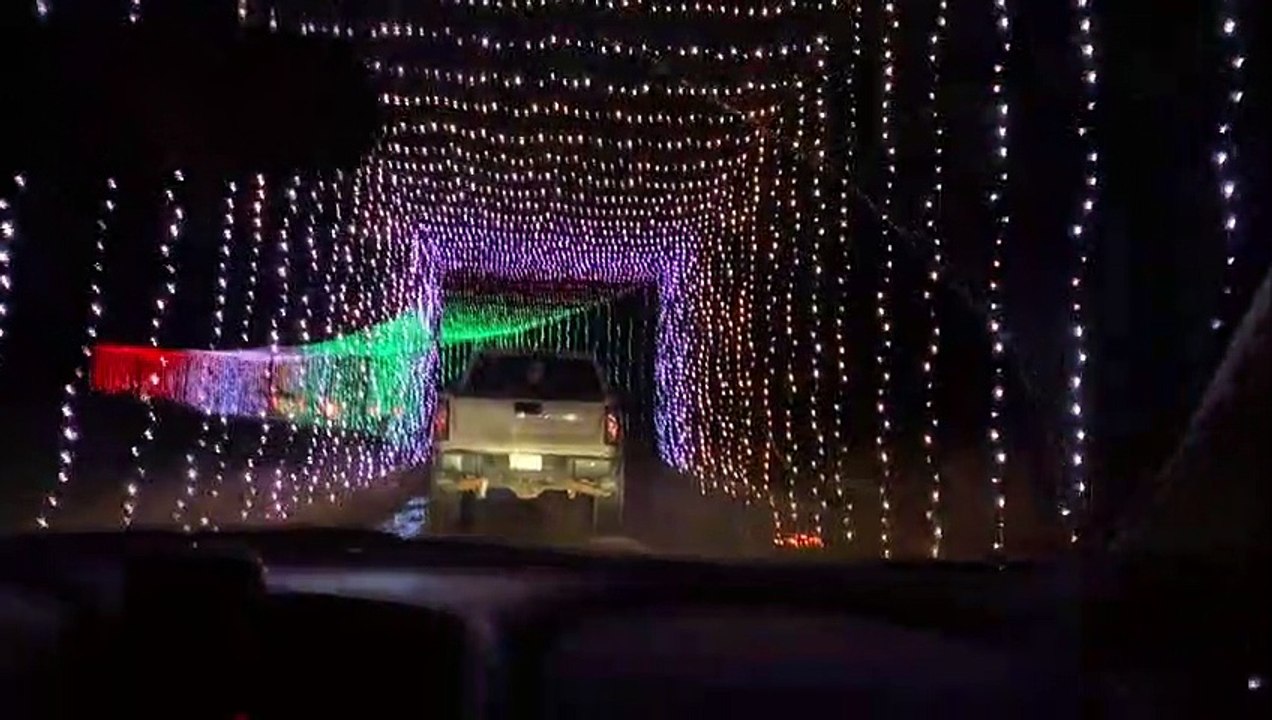 Christmas Light Display at Greenville-Pickens Speedway 2021