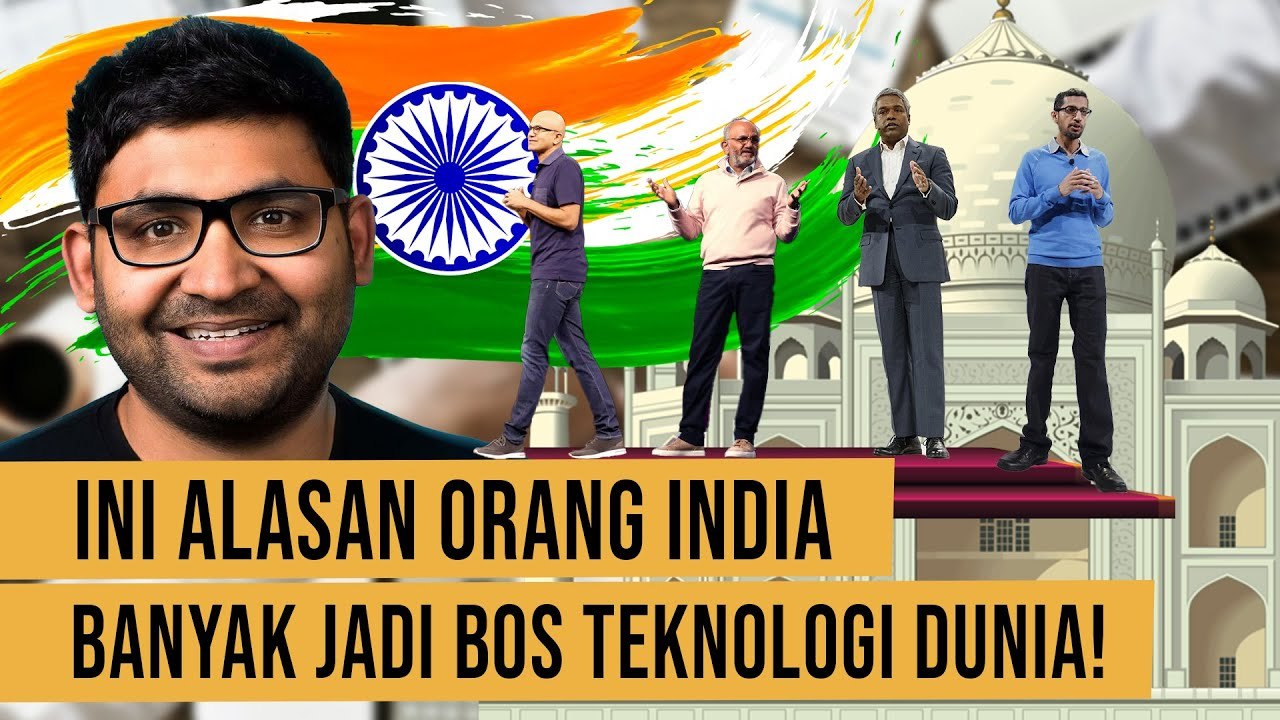 Orang India Banyak Jadi Bos di Perusahaan Teknologi Dunia?