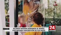 Ricardo Morán presentó demanda contra Reniec por vulnerar los derechos de sus hijos