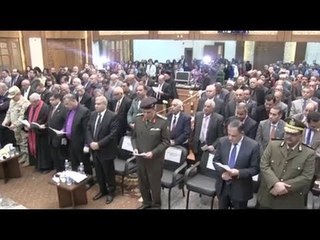 افتتاح الكنيسة الإنجيلية المشيخية بعد إعادة بنائها بملوي في المنيا