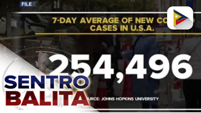 GLOBALITA: Record-high COVID-19 cases, naitala sa ilang estado ng U S.A. at ilang bansa sa Europe dahil sa Omicron variant