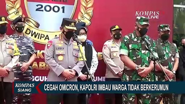 Kapolri Listyo Sigit Minta Masyarakat Hindari Kerumunan di Malam Tahun Baru