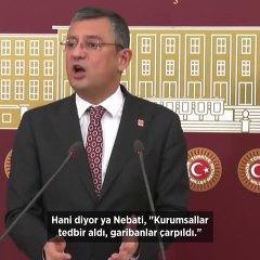 CHP'li Özgür Özel'den BDDK ve Bakan Nebati'ye tepki: Cin modeliyle garibanları çarptılar