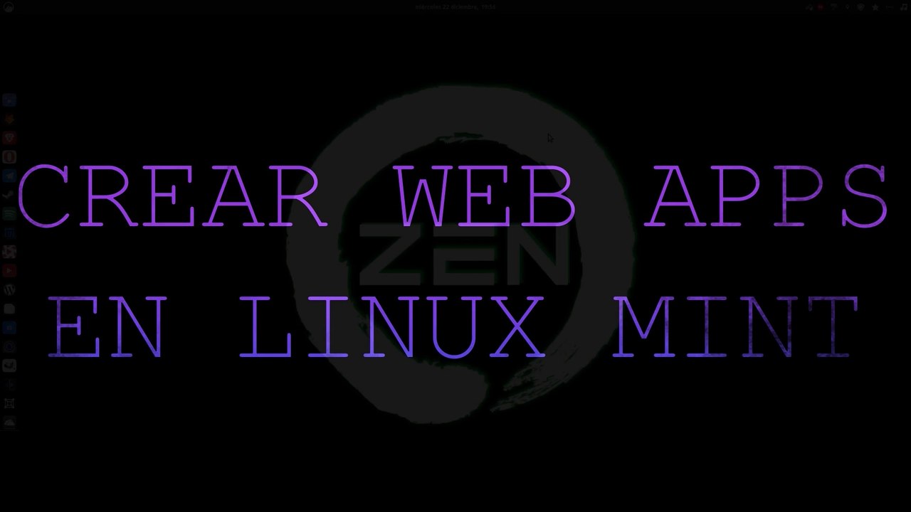 Crear web apps en Linux Mint