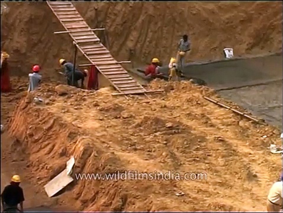 Building and Construction Labourer working on a construction site