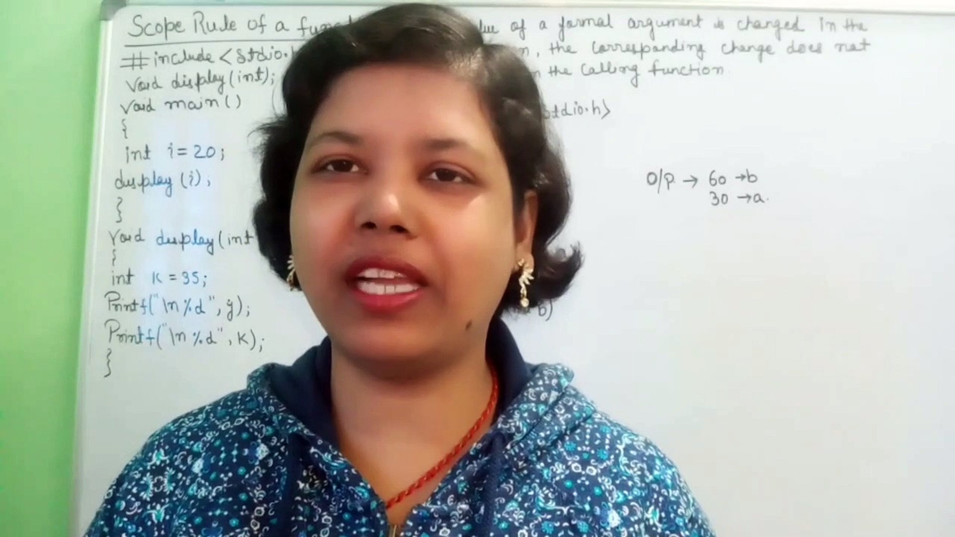 SCOPE RULE OF FUNCTION IN C | LET US C BOOK, CHAPTER 5 PART5