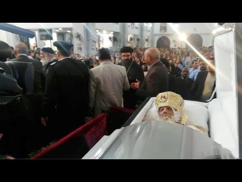 مراسم وداع الأنبا ثاؤفيلس أسقف البحر الأحمر بكنيسة الأنبا شنودة بالغردقة