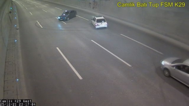 Tünelde drift yapan sürücünün ehliyeti daimi olarak iptal edildi