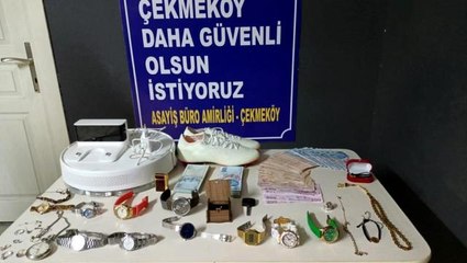 Çekmeköy'de aynı günde iki eve giren hırsızlar yakayı ele verdi