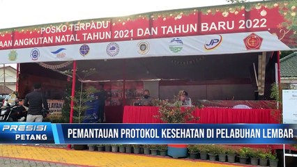 Pengamanan Nataru, Pos Pelayanan Lembar Perketat Pemeriksaan di Pelabuhan Penyeberangan Lombok Barat, NTB