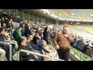 فرحة جنونية لجماهير الزمالك بهدف إبراهيم حسن ورد فعل نائب رئيس النادي