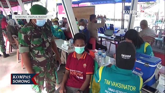 20 Tahun Mengabdi AKABRI Angkatan 2001 Bantu Percepatan Vaksinasi Covid-19 Di Sorong