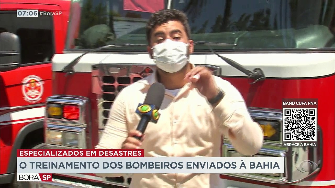 Veja a preparação de equipes do corpo de bombei...