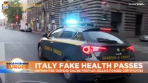Italian police suspend 17 online profiles selling fake COVID certificates