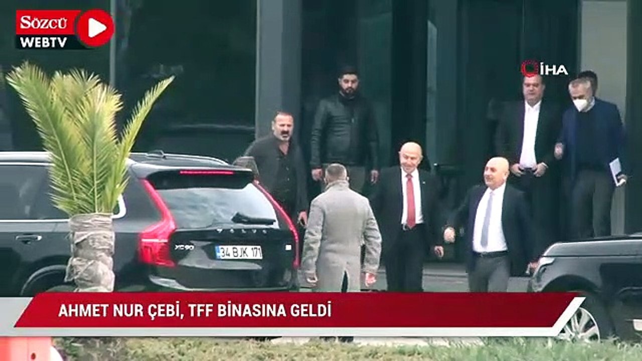 Ahmet Nur Çebi, hakem hatalarını görüşmek üzere TFF'ye geldi