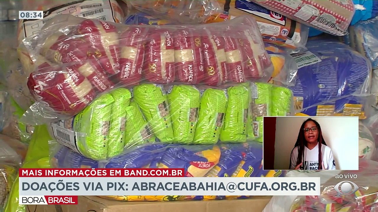 Coordenadora da Frente Nacional Antirracista, Tamires Sampaio fala sobre a campanha “Band, Cufa e FNA abraçam a Bahia”