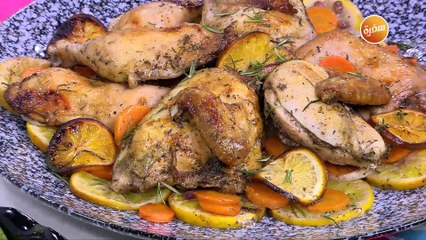 دجاج بالبرتقال | نورا السادات