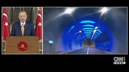 Pirinkayalar Tüneli açıldı... Erdoğan'dan önemli açıklamalar