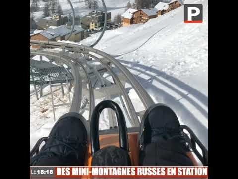 Des mini-montagnes russes en station
