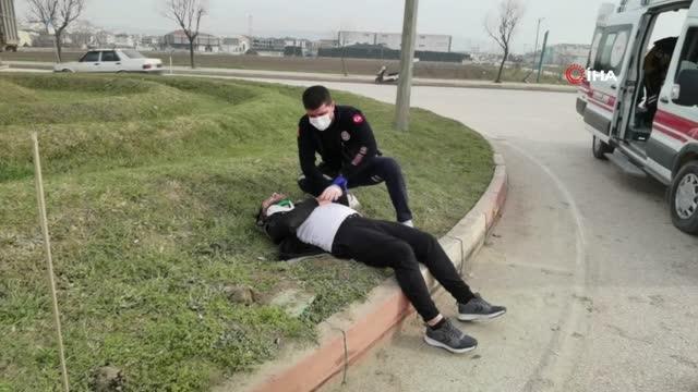 Kahreden tesadüf: Kaza yerinden şans eseri geçen yaralının babası oğlunu görünce şok yaşadı