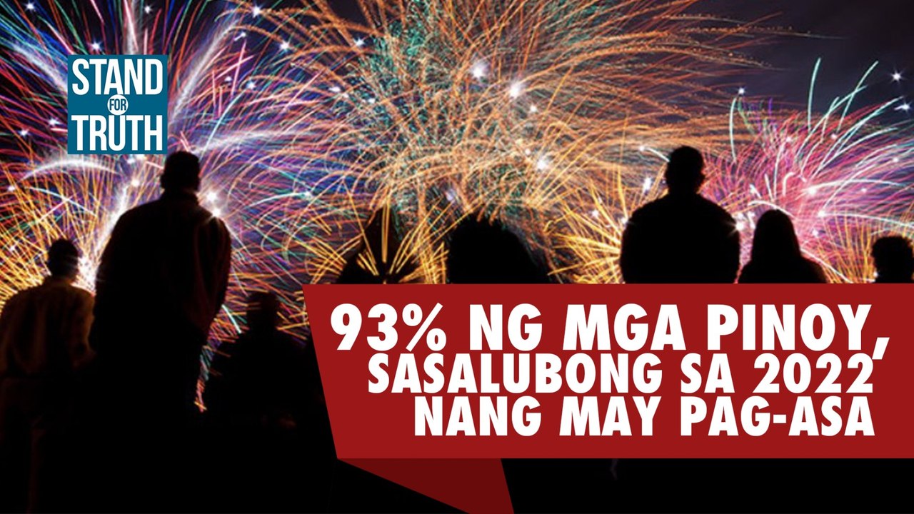 93% ng mga Pinoy, sasalubong sa 2022 nang may p...