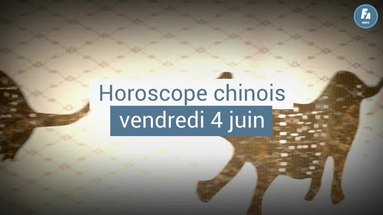 FEMME ACTUELLE - Horoscope chinois du jour, Chèvre d'Eau, du vendredi 4 juin 2021