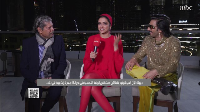 النجمة الهندية ديبيكا بادوكون والنجمان رانفير سينغ وكابيل ديف في مقابلة بالصدى وحديث عن الرياضة والهوايات وأمور أخرى