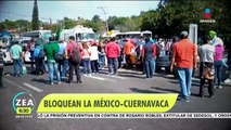 Empleados de Cuernavaca realizan bloqueos por falta de pagos