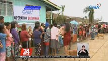 GMA Kapuso Foundation, nagsagawa ng feeding program para sa mga nasalanta ng bagyo sa Dinagat Islands | 24 Oras