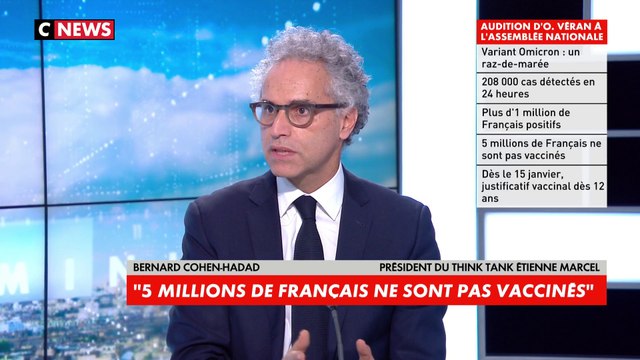 Bernard Cohen-Hadad : «Il faut aller chercher les 5 millions» de personnes non-vaccinées.
