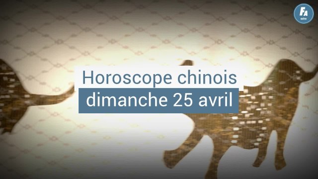 FEMME ACTUELLE - Horoscope chinois du jour, Lapin d'Eau, du dimanche 25 avril 2021