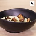 Topinambours, seiche, caramel Muscovado : La recette du Chef David Galienne et de Raphaële Marchal avec Nespresso