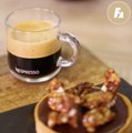 Tarte au chocolat noix de pécan : La recette du Chef David Galienne et de Raphaële Marchal avec Nespresso
