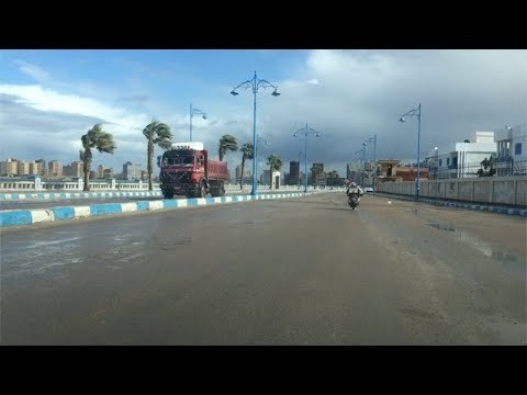 أمطار ورياح شديدة تضرب مطروح وتوقف حركة الصيد