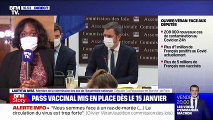 Vaccination: pour Laetitia Avia, "il faut que chacun prenne ses reponsabilités"