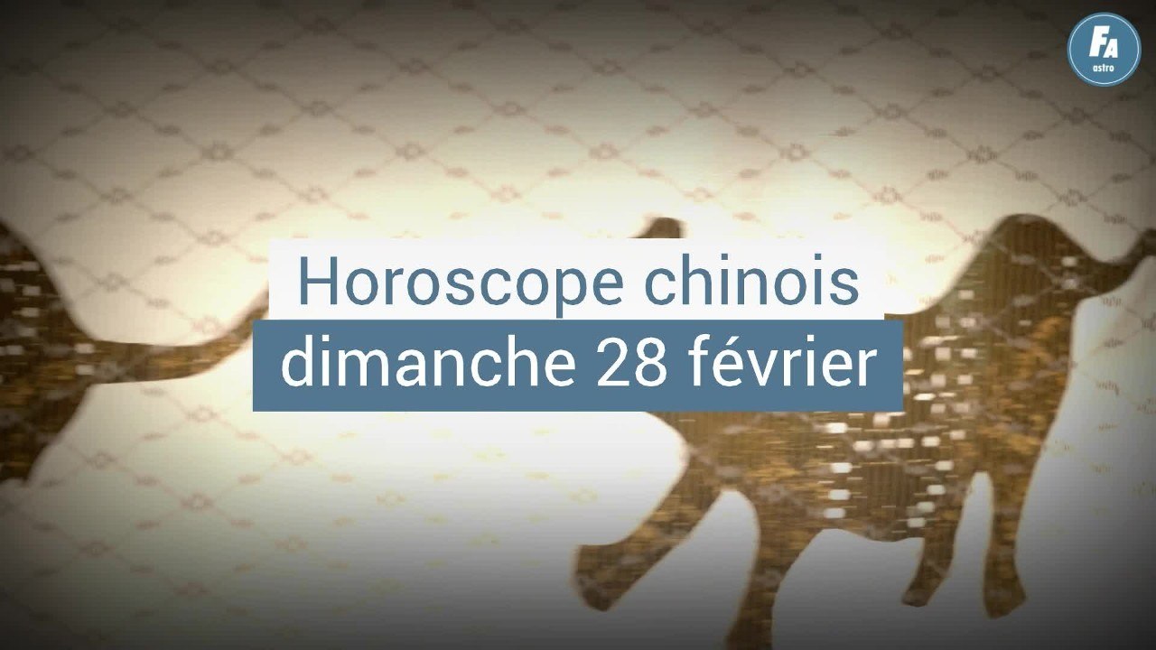 FEMME ACTUELLE - Horoscope chinois du jour, Chèvre de Feu, du dimanche 28 février 2021