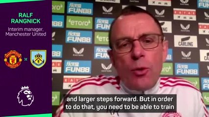 'Of course not' - Rangnick not happy with United's progress